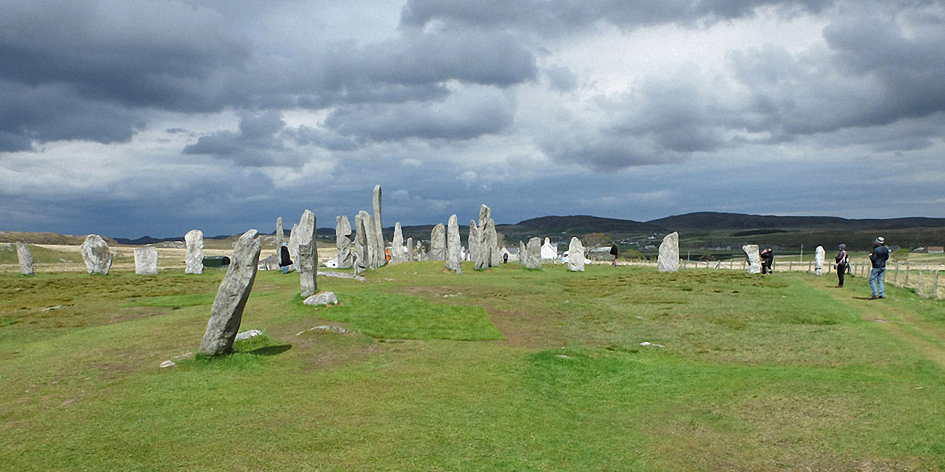 Callanish I : vue générale depuis l’entrée